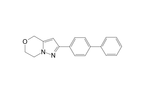 2-(4-Phenylphenyl)-6,7-dihydro-4H-pyrazolo[5,1-c][1,4]oxazine