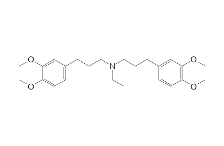 3-(3,4-dimethoxyphenyl)-N-[3-(3,4-dimethoxyphenyl)propyl]-N-ethylpropan-1-amine