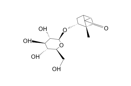 (1R,4S,6S)-6-HYDROXYBORNAN-2-ONE-6-O-BETA-D-GLUCOPYRANOSIDE