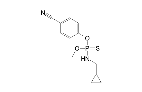 Phosphoramidothioic acid, (cyclopropylmethyl)-, O-(4-cyanophenyl) O-methyl ester