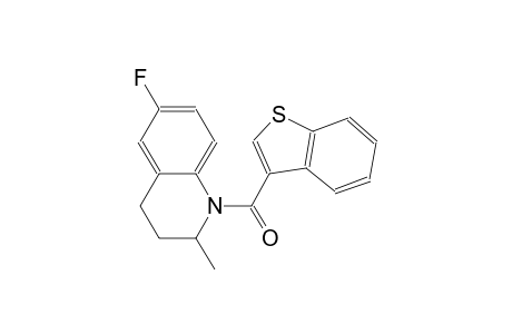 1-(1-benzothien-3-ylcarbonyl)-6-fluoro-2-methyl-1,2,3,4-tetrahydroquinoline