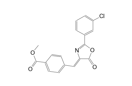 methyl 4-[(Z)-(2-(3-chlorophenyl)-5-oxo-1,3-oxazol-4(5H)-ylidene)methyl]benzoate