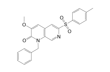 1-Benzyl-3-methoxy-6-[(4-methylsulfenyl)sulfonyl][1,7]naphthyridin-2(1H)-one