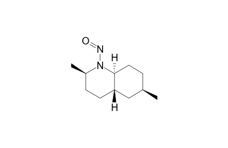 N-Nitroso-2.beta.,6.beta.-dimethyl-trans-decahydroquinoline