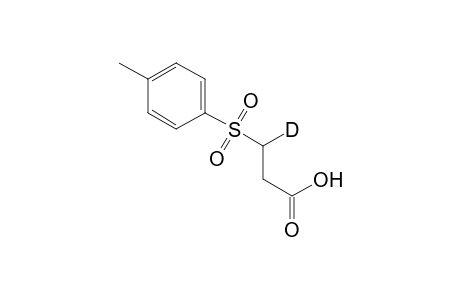 3-Deuterio-3-(4-methylphenyl)sulfonyl-propanoic acid