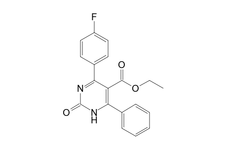 Ethyl 4-(4-fluorophenyl)-1,2-dihydro-2-oxo-6-phenylpyrimidine-5-carboxylate