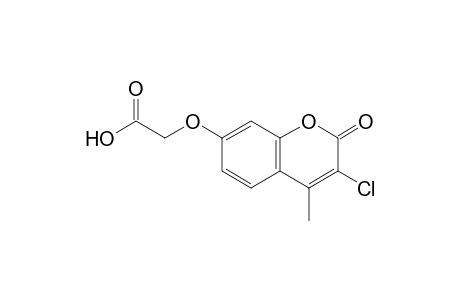 2-(3-Chloranyl-4-methyl-2-oxidanylidene-chromen-7-yl)oxyethanoic acid