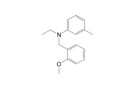 2-Methoxybenzylamine, N-ethyl-N-(3-methylphenyl)-