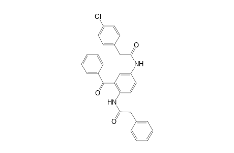 N-[2-benzoyl-4-[2-(4-chloro-phenyl)-acetylamino]-phenyl]-2-phenyl-acetamide