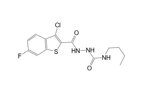 N-butyl-2-[(3-chloro-6-fluoro-1-benzothien-2-yl)carbonyl]hydrazinecarboxamide