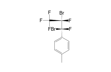 ERYTHRO-1-(PARA-METHYLPHENYL)-1,2-DIBROMO-1,2,3,3,3-PENTAFLUOROPROPANE