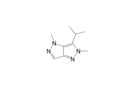 2,4-DIMETHYL-3-(PROPAN-2-YL)-2,4-DIHYDROPYRAZOLO-[4,3-C]-PYRAZOLE