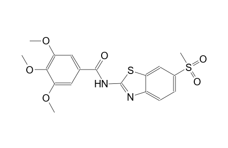 3,4,5-trimethoxy-N-[6-(methylsulfonyl)-1,3-benzothiazol-2-yl]benzamide