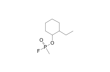 Methylphosphonic acid, fluoroanhydride, 2-ethylcyclohexyl ester