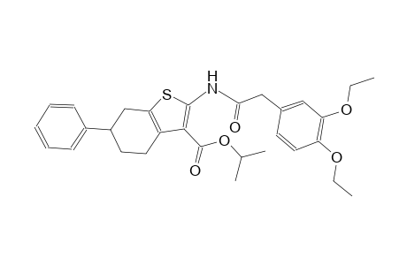 isopropyl 2-{[(3,4-diethoxyphenyl)acetyl]amino}-6-phenyl-4,5,6,7-tetrahydro-1-benzothiophene-3-carboxylate