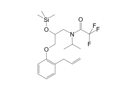 N-(trifluoroacetyl)-O-(trimethylsilyl)alprenolol