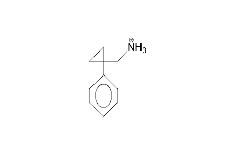 1-Ammoniomethyl-1-phenyl-cyclopropane cation