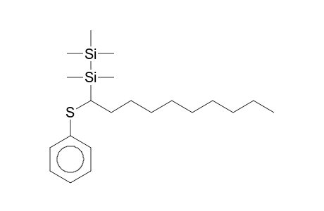 1,1,1,2,2-Pentamethyl-2-[1-(phenylsulfanyl)decyl]disilane