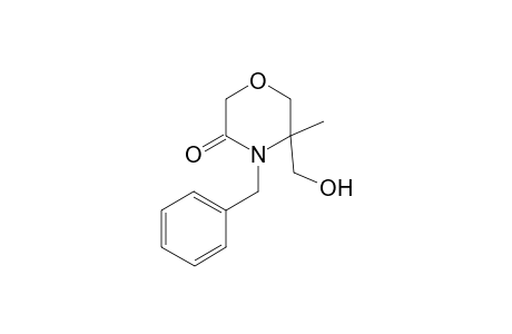 4-Benzyl-5-(hydroxymethyl)-5-methylmorpholin-3-one