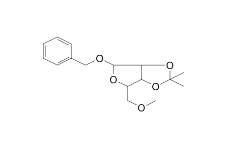 .beta.-D-Ribofuranoside, phenylmethyl 5-O-methyl-2,3-O-(1-methylethylidene)-