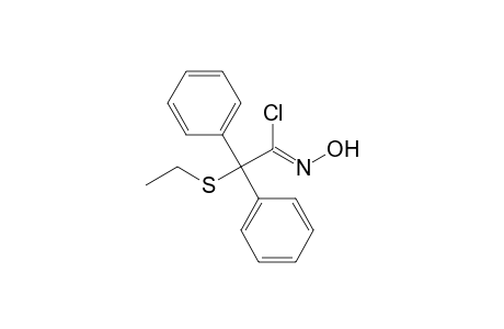 2,2-Diphenyl-2-ethylthioethanohydroximoyl chloride