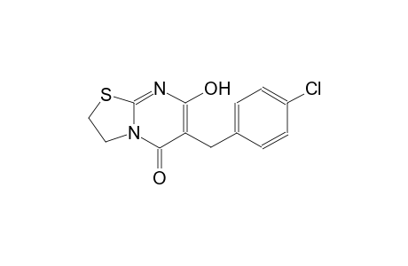 5H-thiazolo[3,2-a]pyrimidin-5-one, 6-[(4-chlorophenyl)methyl]-2,3-dihydro-7-hydroxy-