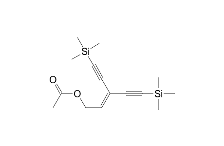 5-(Trimethylsilyl)-3-[(trimethylsilyl)ethynyl]pent-2-en-4-ynyl acetate