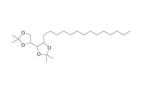 1,2:3,4-O-bisisopropylidene-D-lyxo-octadecane-1,2,3,4-tetrol