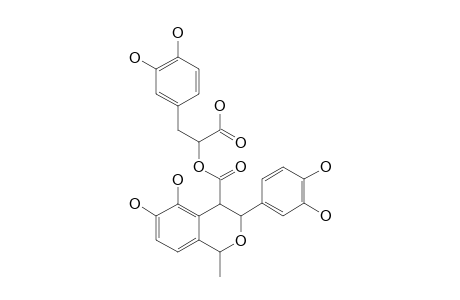 5,6-DIHYDROXY-3-(3,4-DIHYDROXYPHENYL)-1-METHYL-2-BENZOPYRAN-4-CARBOXYLIC-ACID-4-[1-CARBOXY-2-(3,4-DIHYDROXYPHENYL)]-ETHYLESTER