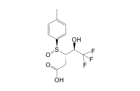 5,5,5-Trifluoro-4-hydroxy-3-(tolylsulfinyl)pentanoic acid