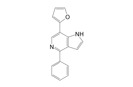 4-Phenyl-7-(2-furyl)-1H-pyrrolo[3,2-c]pyridine