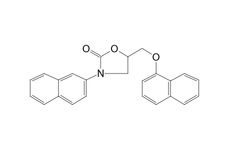 3-(2-Naphthyl)-5-(1-naphthyloxymethyl)-2-oxazolidone