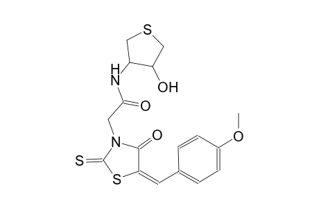 3-thiazolidineacetamide, 5-[(4-methoxyphenyl)methylene]-4-oxo-N-[(3S,4R)-tetrahydro-4-hydroxythienyl]-2-thioxo-, (5E)-