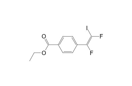 4-[(E)-1,2-difluoro-2-iodo-vinyl]benzoic acid ethyl ester