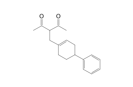 3-[(4-phenyl-1-cyclohexenyl)methyl]pentane-2,4-dione