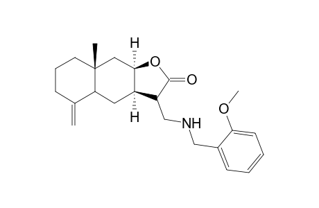 (3aR,8aR,9aR)-3-[[(2-methoxyphenyl)methylamino]methyl]-8a-methyl-5-methylene-3a,4,4a,6,7,8,9,9a-octahydro-3H-benzo[f]benzofuran-2-one