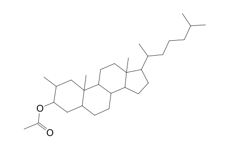 5.alpha.-Cholestan-3.alpha.-ol, 2.alpha.-methyl-, acetate