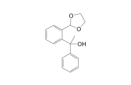 2-[2-(1-Hydroxy-1-phenylethyl)phenyl]-1,3-dioxolane