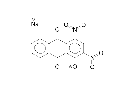 1-HYDROXY-2,4-DINITROANTHRAQUINONE, SODIUM SALT