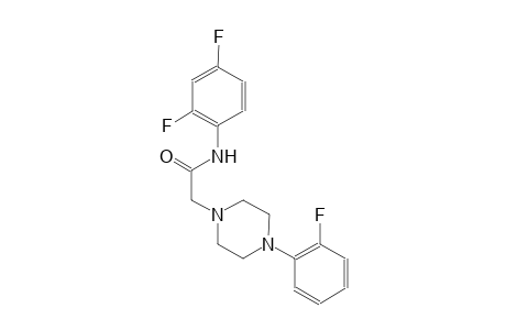 1-piperazineacetamide, N-(2,4-difluorophenyl)-4-(2-fluorophenyl)-