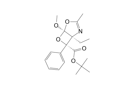 EXO-1-ETHYL-5-METHOXY-3-METHYL-7-PHENYL-4,6-DIOXA-2-AZABICYCLO-[3.2.0]-HEPT-2-ENE-7-CARBOXYLIC-ACID-TERT.-BUTYLESTER