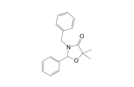 3-Benzyl-5,5-dimethyl-2-phenyl-1,3-oxazolidin-4-one