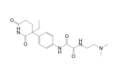 ethanediamide, N~1~-[2-(dimethylamino)ethyl]-N~2~-[4-(3-ethyl-2,6-dioxo-3-piperidinyl)phenyl]-