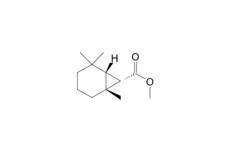 (1R,6S,7S)-methyl 1,5,5-trimethylbicyclo[4.1.0]heptane-7-carboxylate