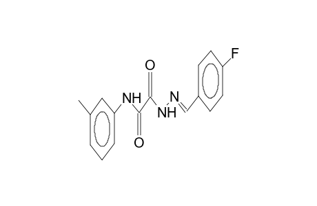 N-(3-methylphenyl)-N'-(4-fluorobenzylideneamino)oxalic diamide