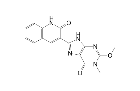3-(6,9-Dihydro-2-methoxy-1-methyl-6-oxo-1H-purin-8-yl)quinolin-2(1H)-one