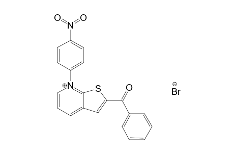 2-Benzoyl-N-(4-nitrophenyl)thieno[2,3-b]pyridinium Bromide