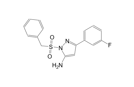 1H-pyrazol-5-amine, 3-(3-fluorophenyl)-1-[(phenylmethyl)sulfonyl]-