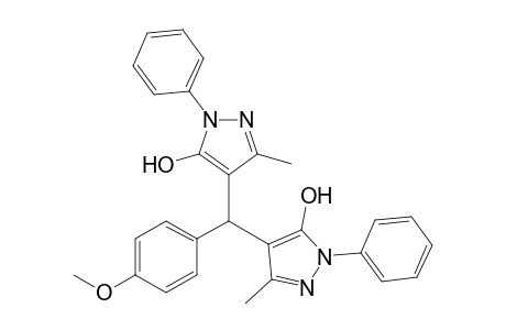 4,4'-[(4-Methoxyphenyl)methylene]bis(3-methyl-1-phenyl-1H-pyrazol-5-ol)