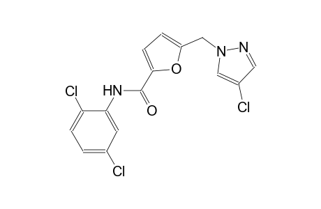 5-[(4-chloro-1H-pyrazol-1-yl)methyl]-N-(2,5-dichlorophenyl)-2-furamide